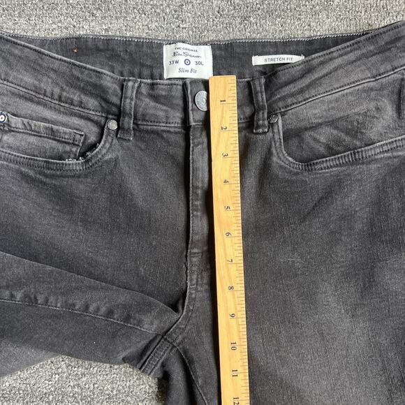 Original Ben Sherman Slim Fit Stretch Charcoal Jeans 33 - Picture 10 of 11